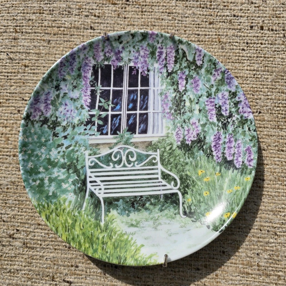Formalities by Baum Brothers Garden Bench Collection 8" Collector Plate
